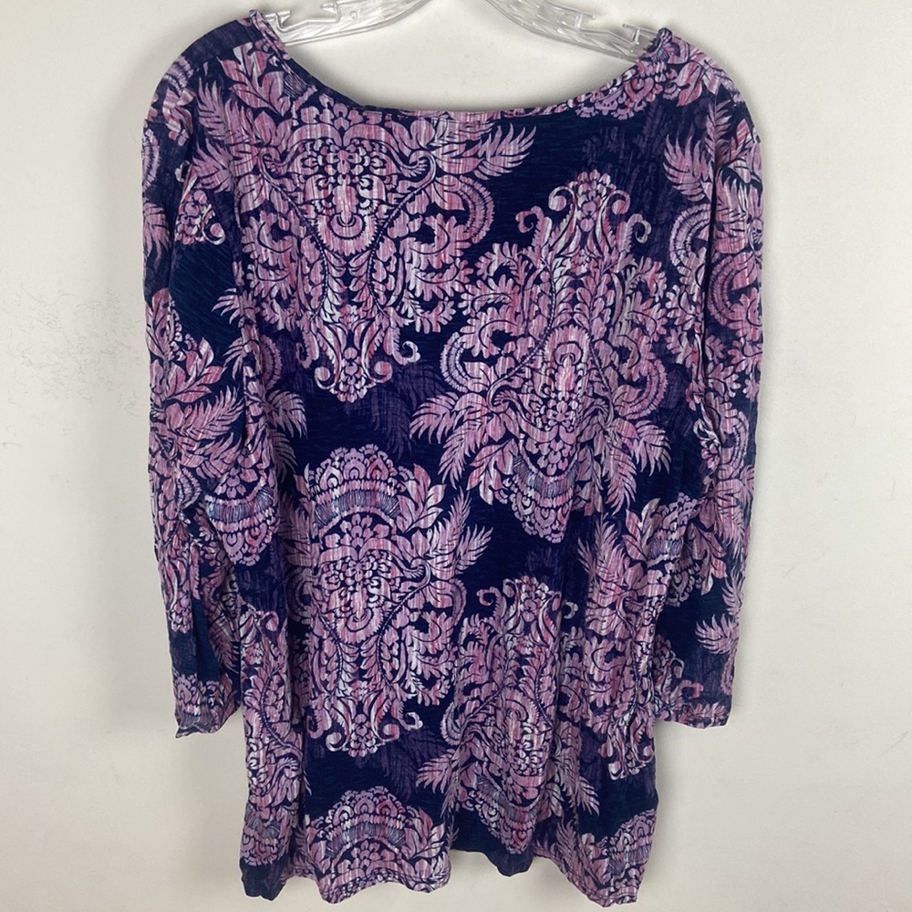 Chico’s Flower Pattern Top - image 2